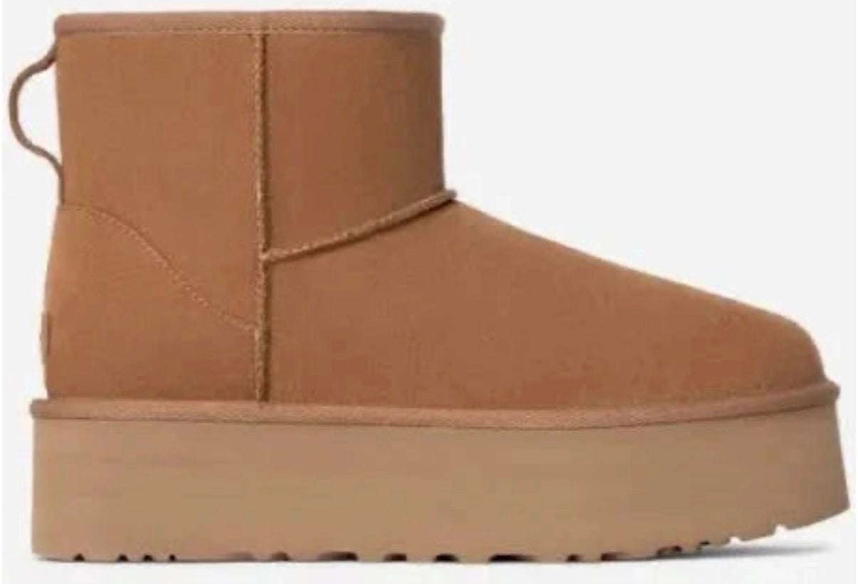 UGG CLASSIC MINI PLATFORM CHESTNUT