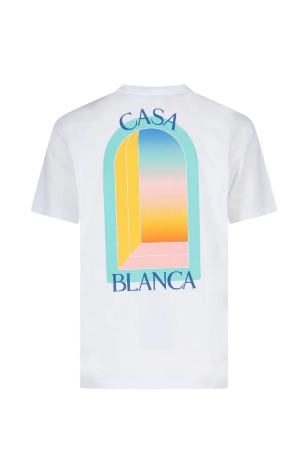 CASA BLANCA L’ARCH PRINTED T-SHIRT WHITE