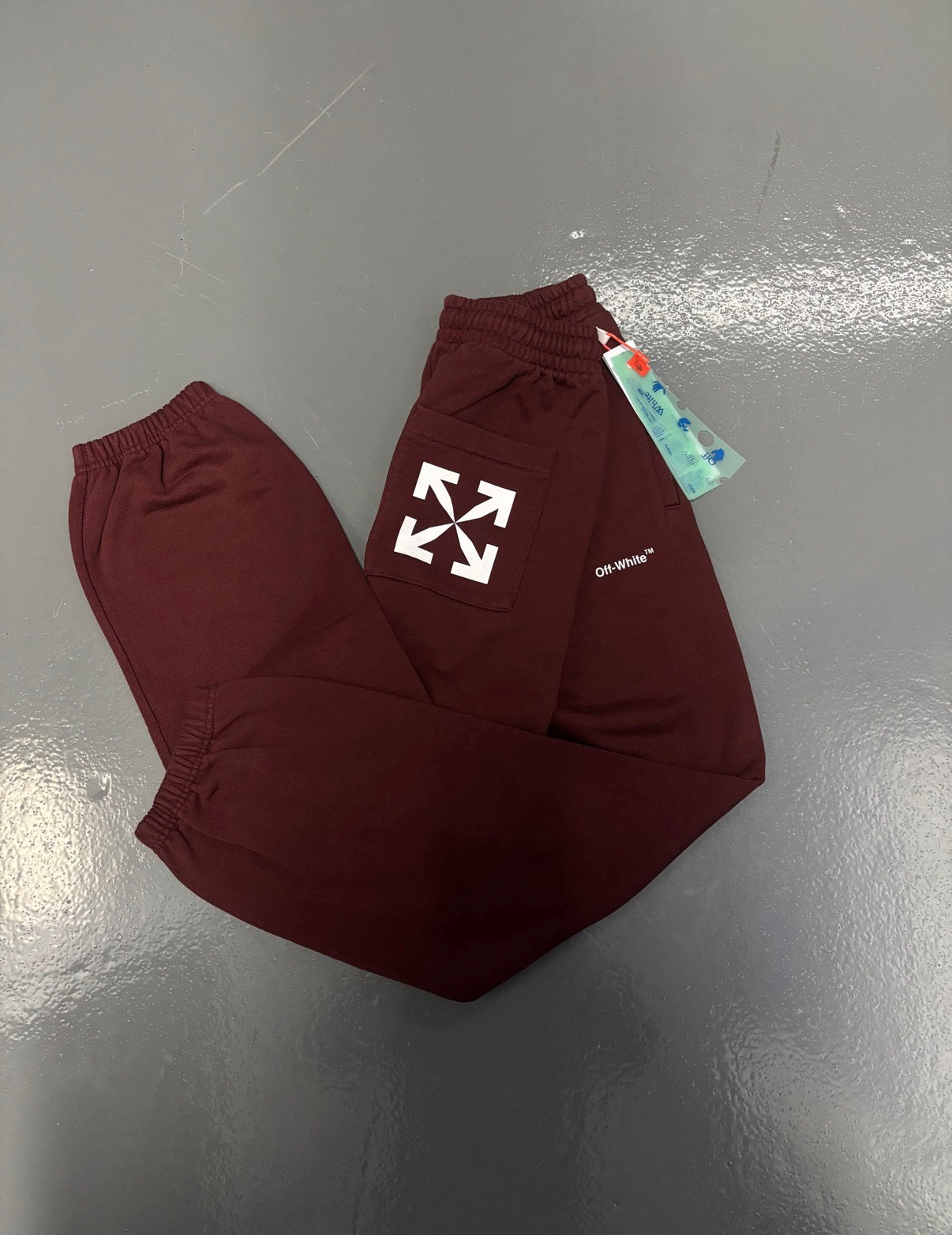 OFF WHITE SINGLE ARROW SWEATPANTS