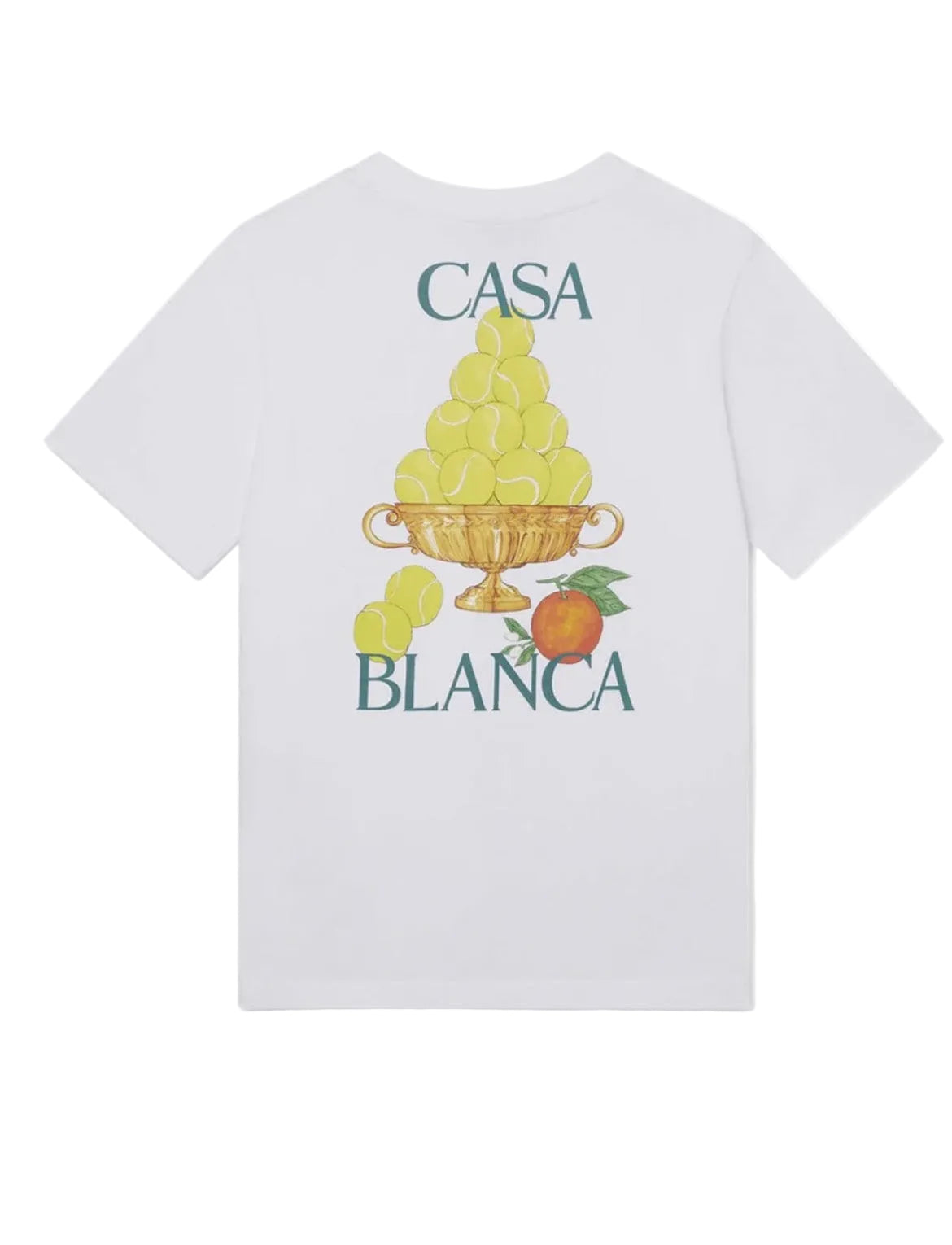 CASA BLANCA TRIOMPHE DE TENNIS T-SHIRT WHITE