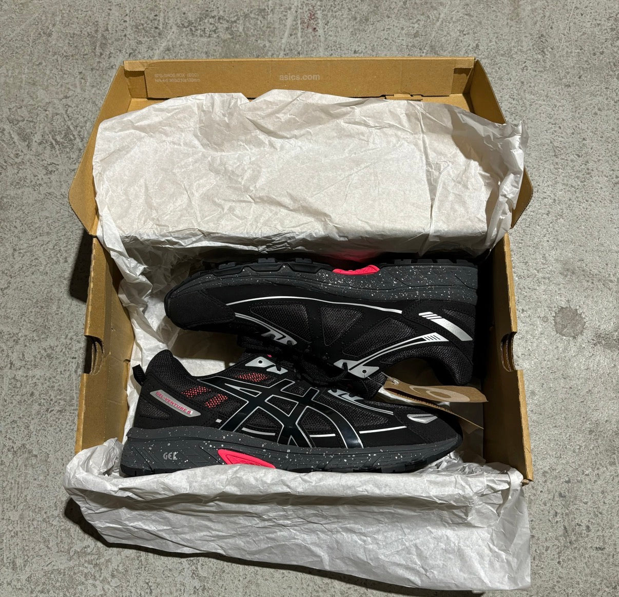ASICS GEL VENTURE 6 BLACK/RED