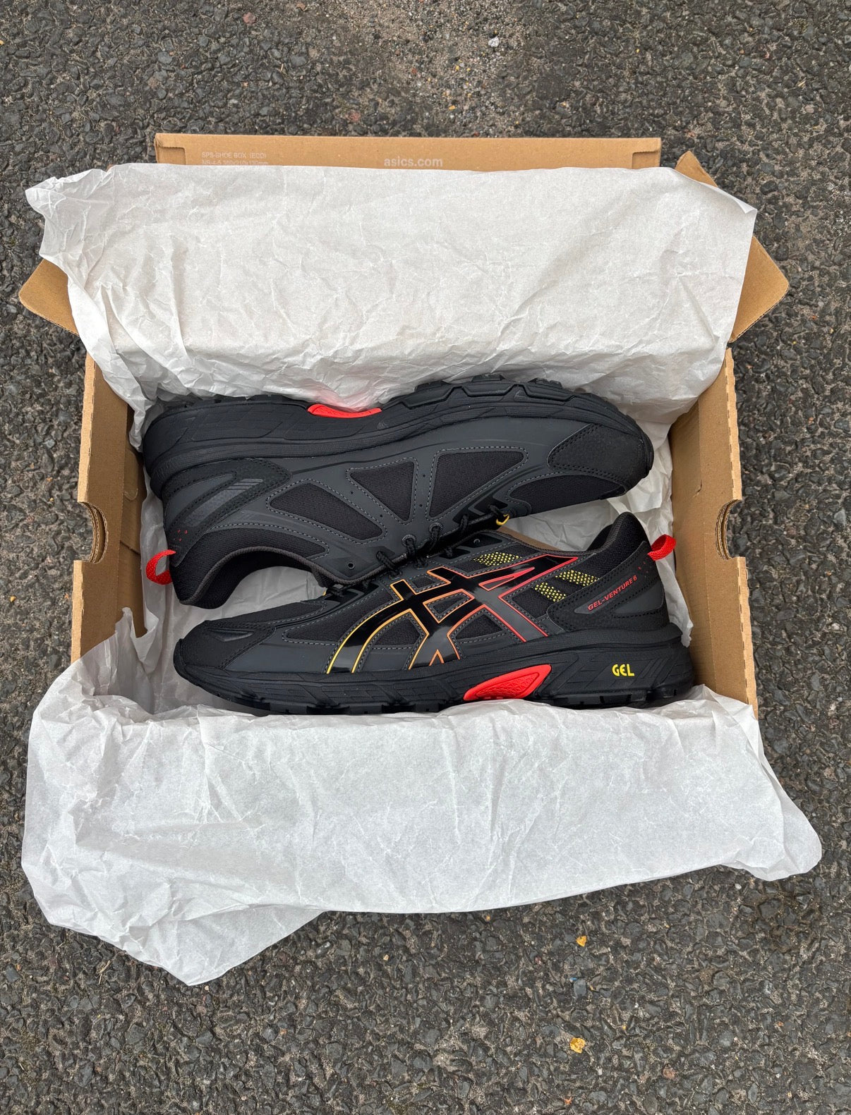 ASICS GEL VENTURE 6 SUNSET BLACK