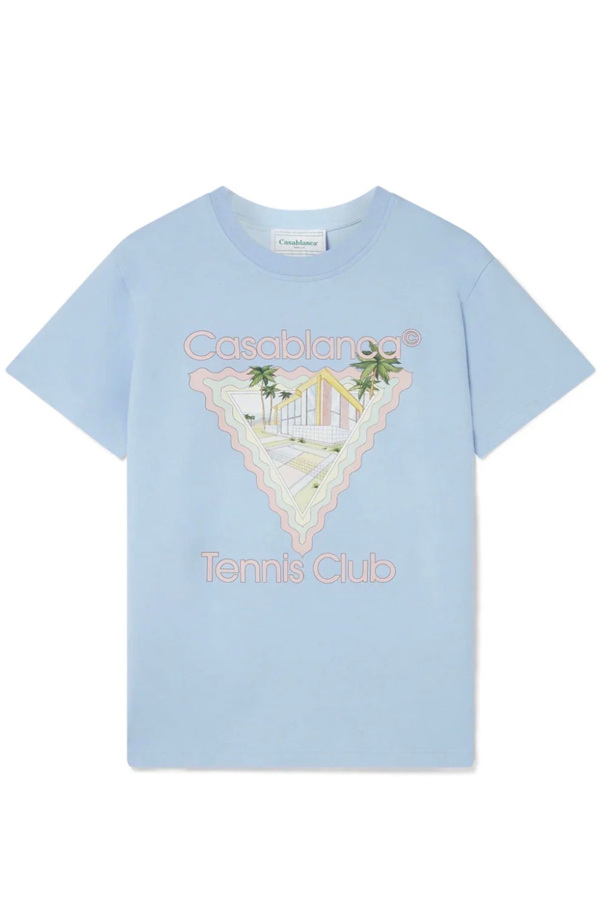 CASA BLANCA MAISON DE REVE T-SHIRT BLUE/PINK