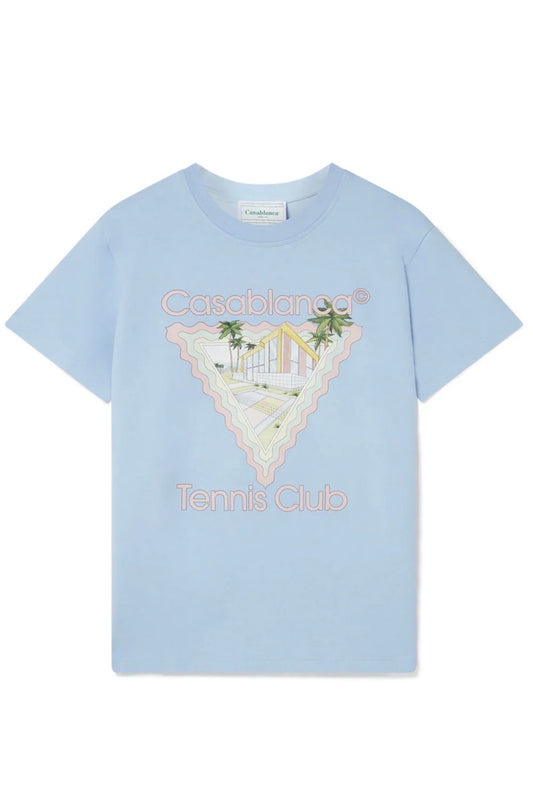 CASA BLANCA MAISON DE REVE T-SHIRT BLUE/PINK
