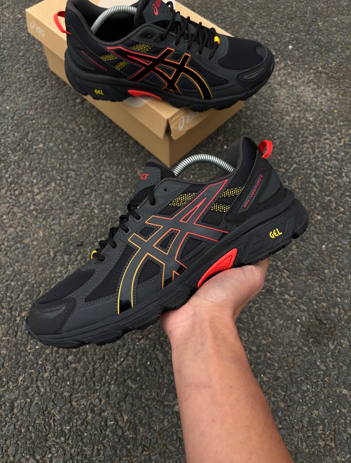 ASICS GEL VENTURE 6 SUNSET BLACK