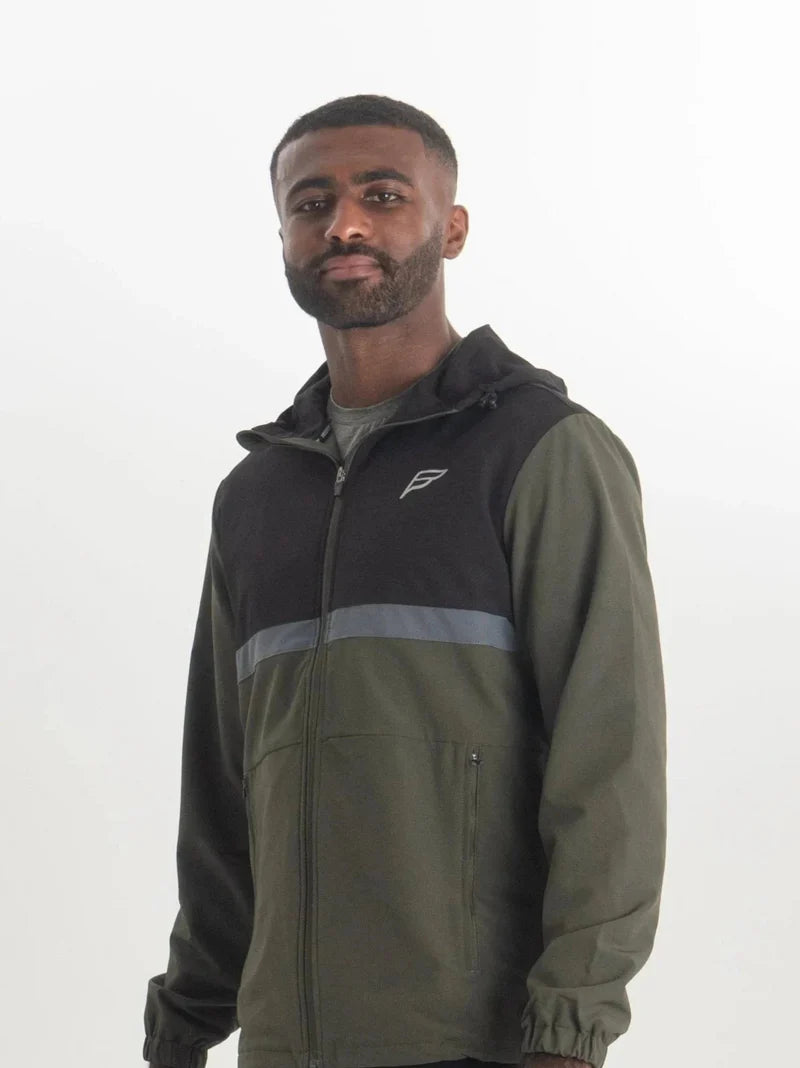 Frequency green & Black Jacket